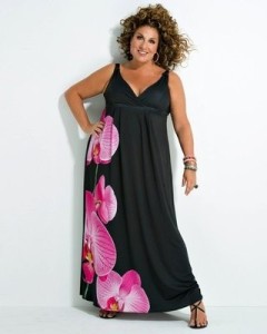 Soldes robe maxi dress grande taille chez Yours et Onestopplus