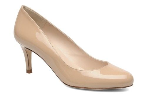 paire escarpins beige