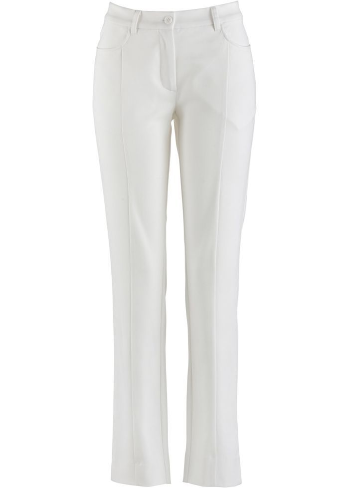 un pantalon blanc grande taille