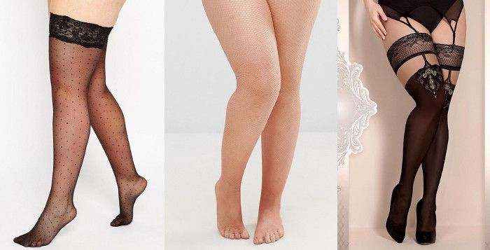 des bas et collants grande taille