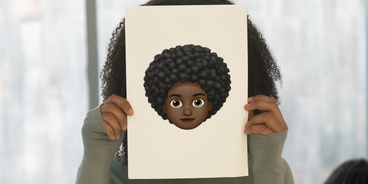 Emojis coiffures afro métissées